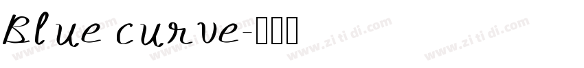 Blue curve字体转换